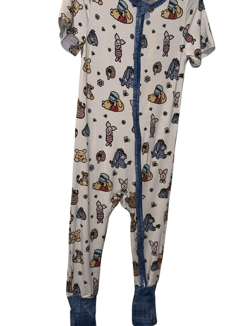 Winnie the Pooh Pooh & Crew Bamboo Zippy- LucaNinoandCo. - Size 2T